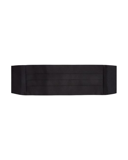 Robert Talbott Black Baldwin Grosgrain Cummerbund for men