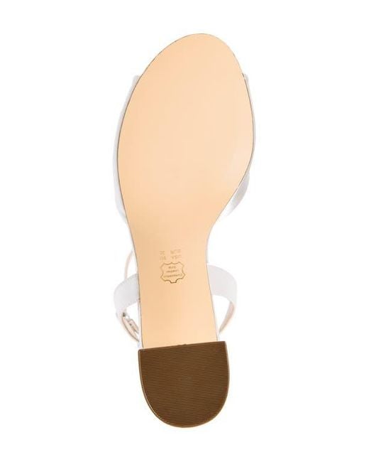 Nina White Nigella Ankle Strap Sandal