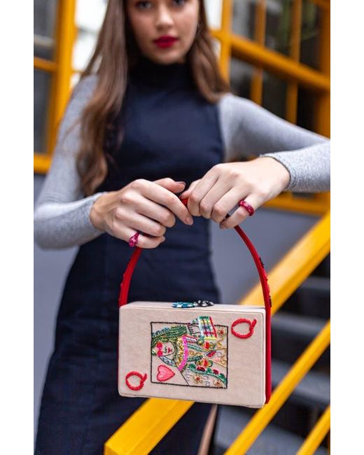 Simitri Red Poker Bag