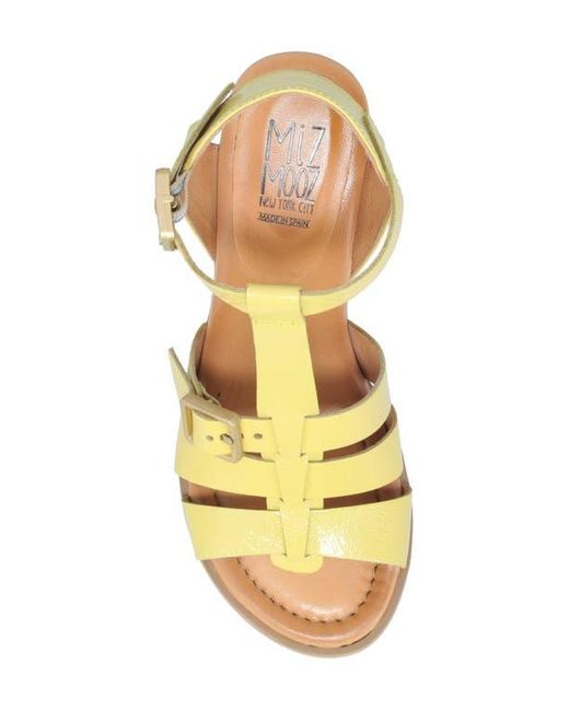 Miz Mooz Yellow Rowen Sandal