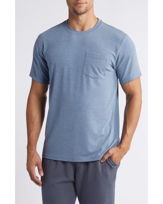 Free Fly Blue Flex Performance Pocket T-Shirt for men