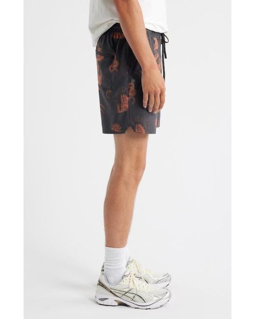 Roark Blue Serrano 7 Drawstring Shorts for men