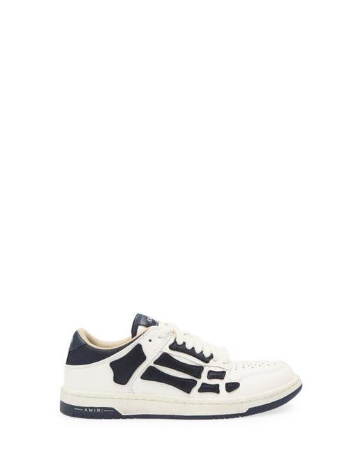 Amiri White Denim Skel Low Top Sneaker