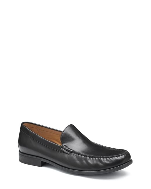 Johnston & Murphy Gray Harrison Moc Toe Loafer for men