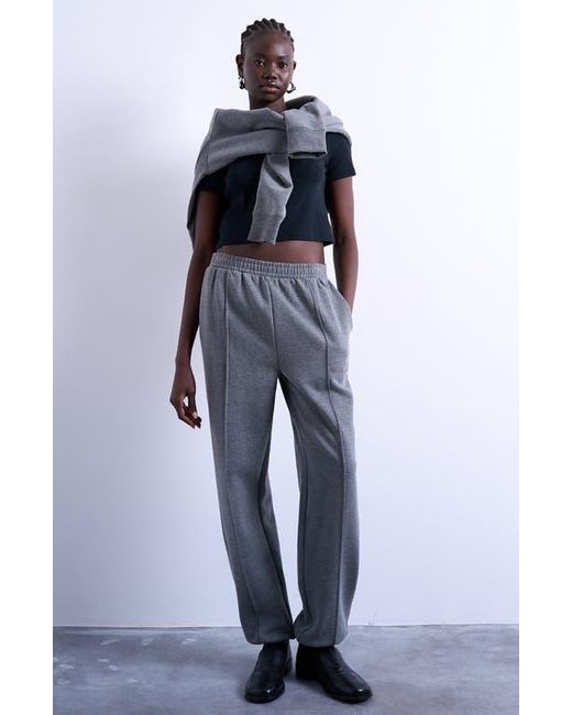 TOPSHOP Blue Pintuck Joggers