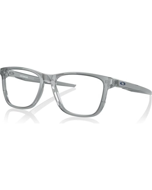 Oakley Metallic 55Mm Round Optical Glasses for men