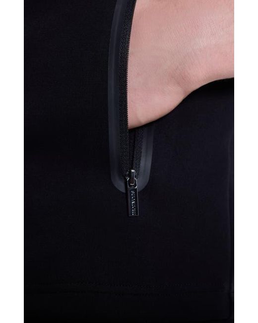 Bugatchi Black Soft Touch Performance Knit Vest for men