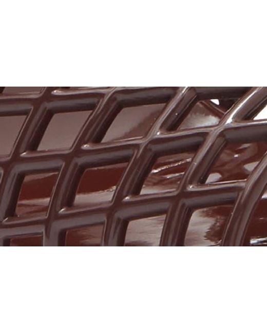 Jeffrey Campbell Brown Lattix Ankle Strap Jelly Sandal