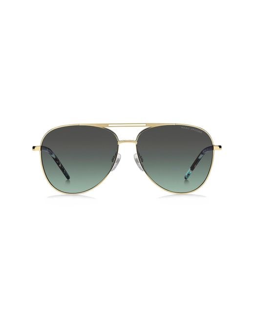 Marc Jacobs Gray 59Mm Gradient Pilot Sunglasses