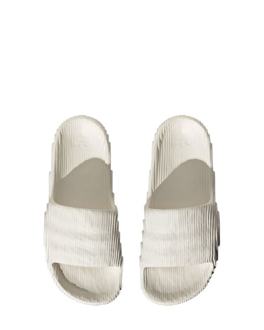 Adidas White Adilette 22 Sport Slide