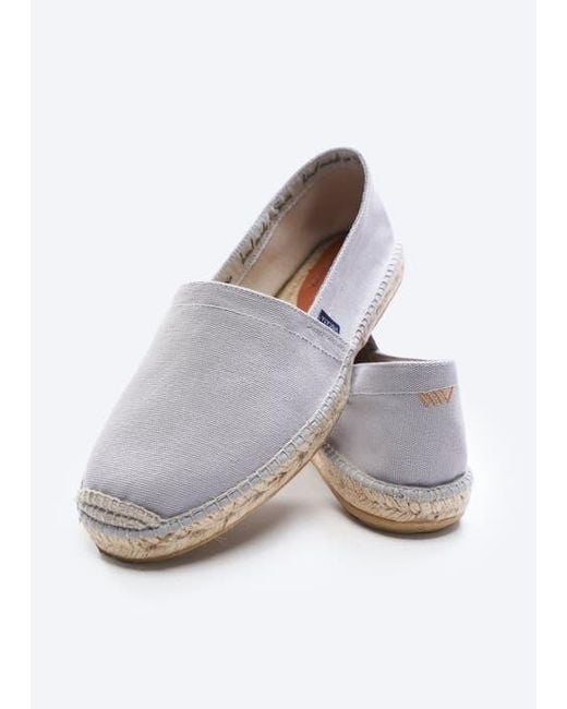 VISCATA Gray Sitges Canvas Espadrilles