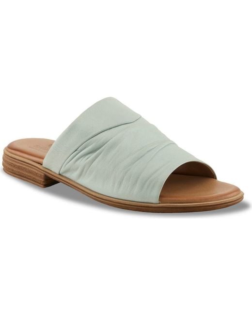 Spring Step Green Jaleel Slide Sandal
