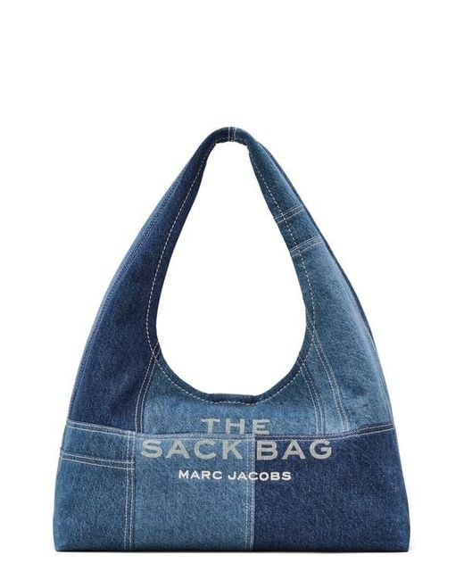 Marc Jacobs Blue The Sack Denim Shoulder Bag