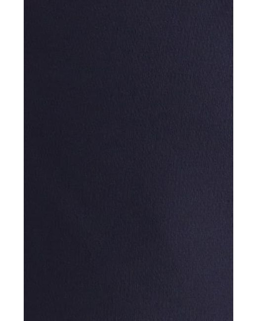 Cinq À Sept Blue Roxie High Waist Lace Trim Shorts