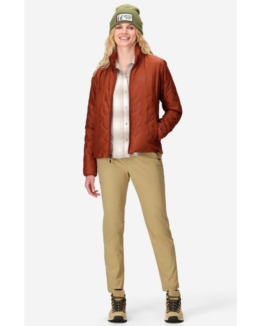 Marmot Brown Monoquilt Jacket