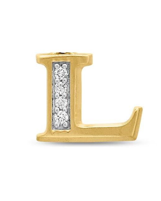 David Yurman Metallic Pavé A Initial Pendant