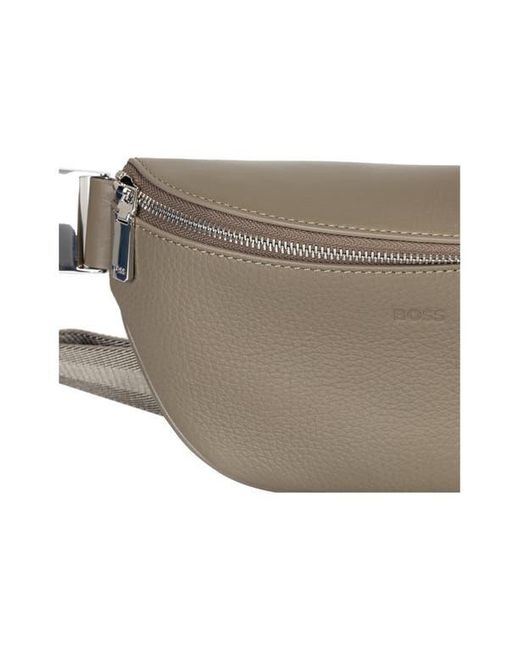 HUGO Natural New Crosstown Leather Belt Bag for men