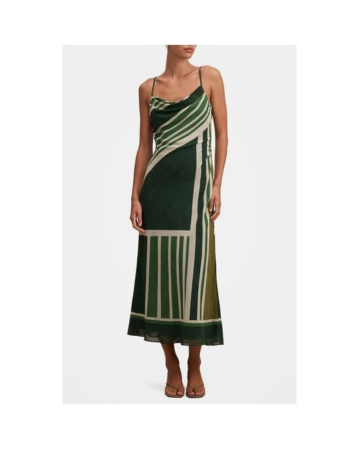ever new green dress Kody Satin Lace Asymmetric Dress in Green - Size 0 to 12