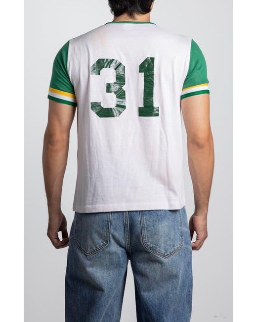 Elwood Gray Vintage Supply Short Sleeve Henley Shirt for men