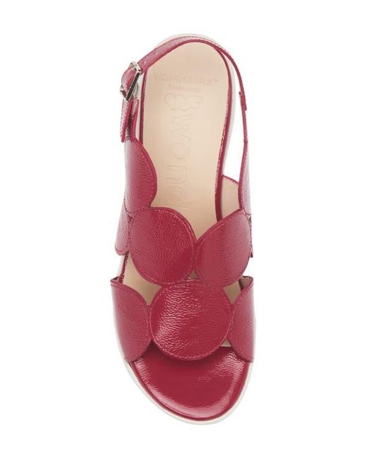 Wonders Pink Platform Sandal