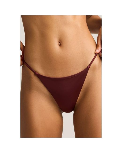 Negative Underwear Brown Glacé String Thong