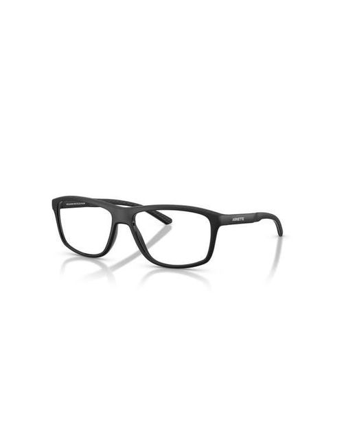 Arnette Black 57Mm Rectangle Optical Glasses for men