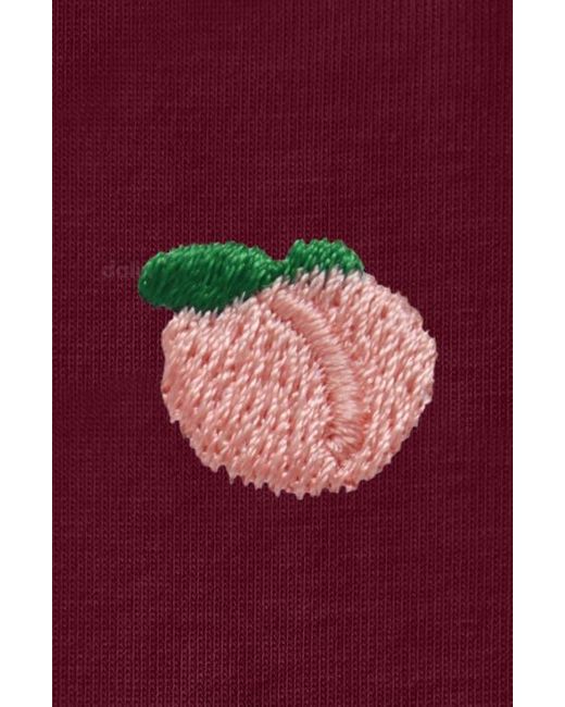 Alix Red Lil Peach Jersey Tee