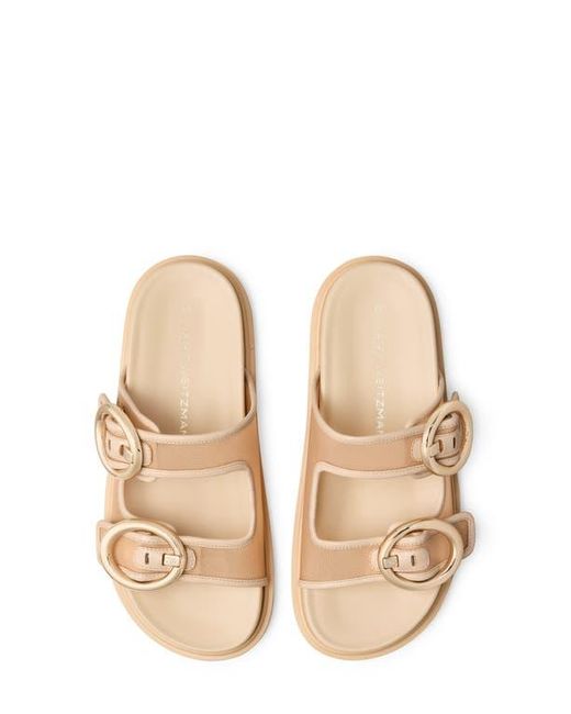 Stuart Weitzman Natural Benni Two-Strap Sandal