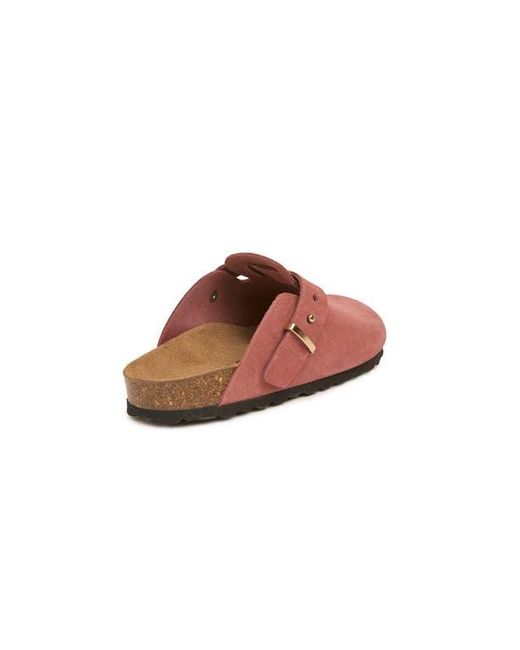 Celtic & Co. Pink Stud Strap Clog