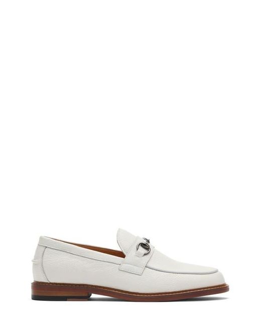 MARC NOLAN White Boardwalk Bit Loafer for men