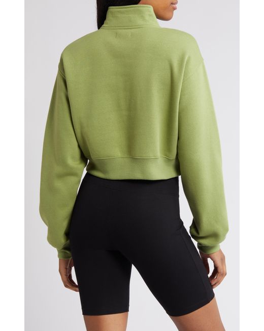BP. Green Quarter Zip Sweatshirt