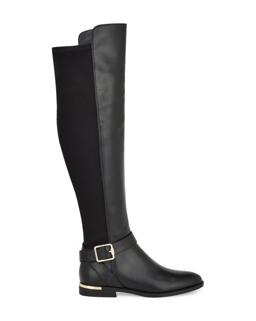 Nine West Black Andone Over The Knee Boot
