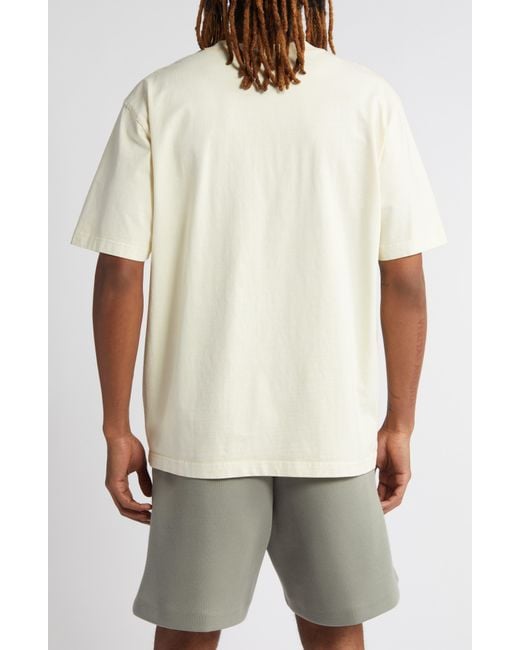 PacSun Natural Floral Crest Cotton Graphic T-shirt for men