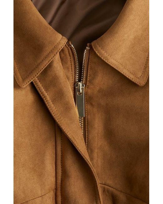H&M Brown Napped Jacket