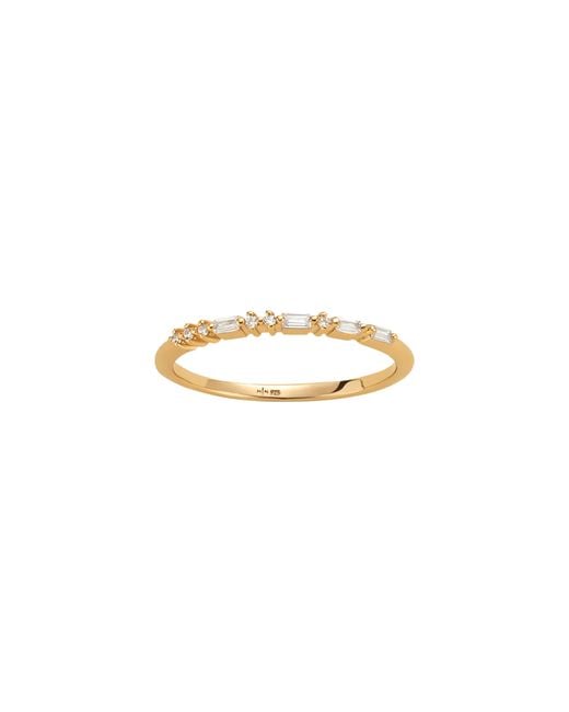MADE BY MARY Metallic Ily Morse Code Ring