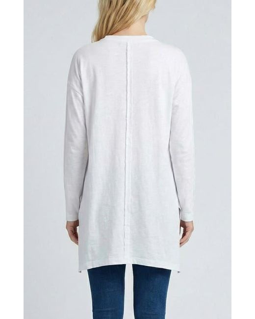 Apny White Long Beach Tunic