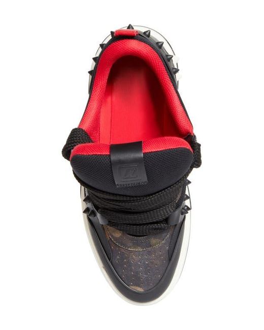 Christian Louboutin Multicolor Astroskate Mixed Media Sneaker for men