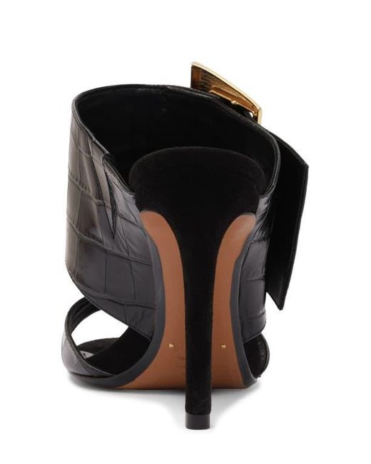 SCHUTZ SHOES Black Beatrix Slide Sandal