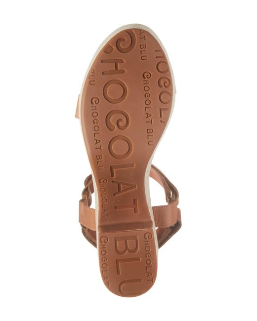 Chocolat Blu Brown Gilory Platform Sandal