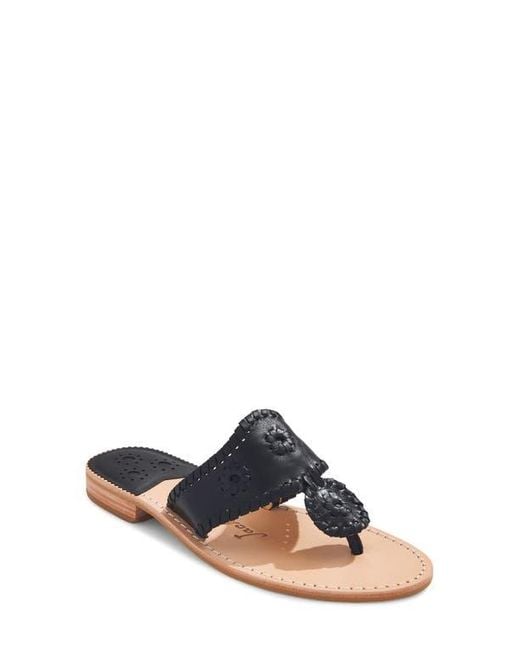 Jack Rogers White Jacks Flat Sandal