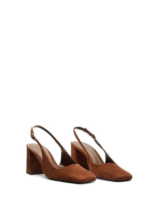 SCHUTZ SHOES Brown Leia Slingback Pump