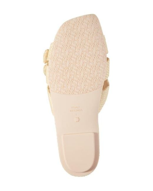 Stuart Weitzman Multicolor Sofia Slide Sandal