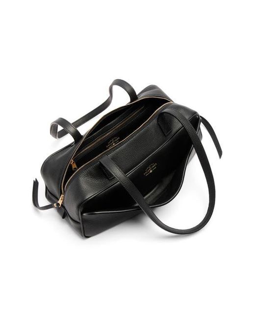 Balenciaga Black Small Bowling Leather Satchel