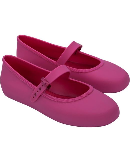 Melissa Purple Soft Ballerina Flat