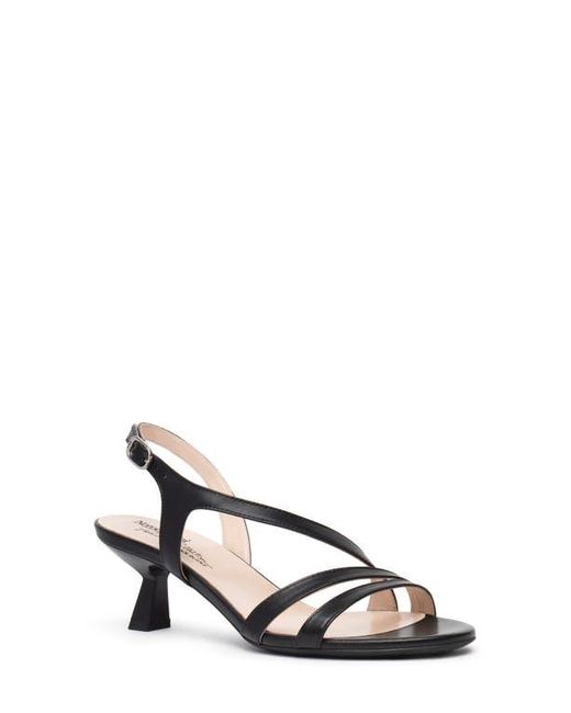 Nero Giardini Blue Slingback Kitten Heel Sandal