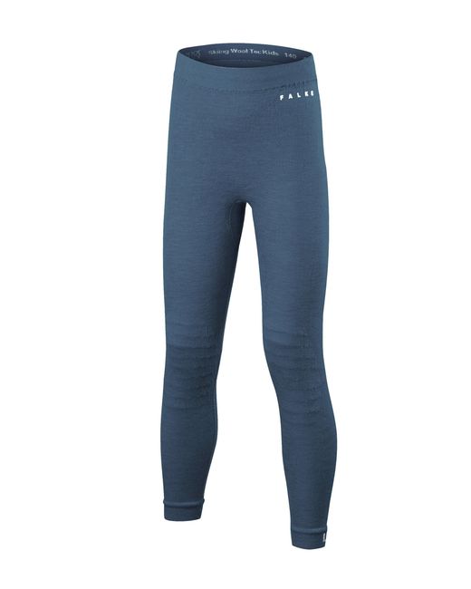 Falke Blue Wool Tech Long Base Layer Bottom