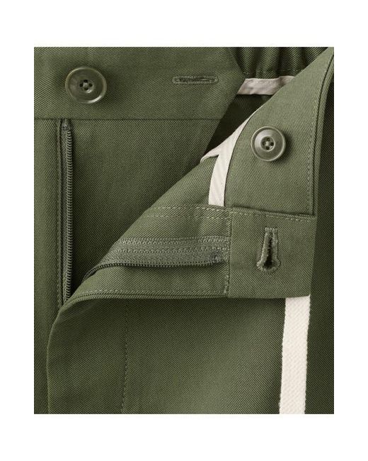 Mango Green Drawstring Shorts for men