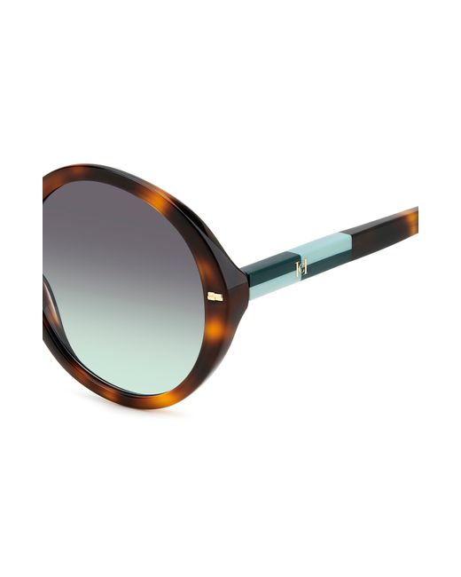 Carolina Herrera Multicolor 55mm Round Sunglasses