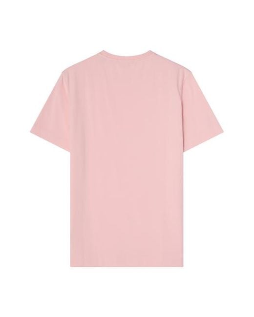 Robert Talbott Pink Stretch Jersey Dean Tee for men