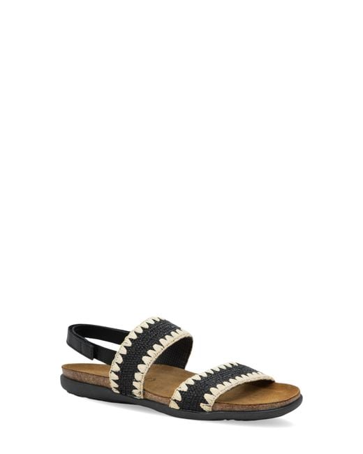 Naot White Dylan Slingback Sandal